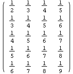 ( 1   1   1   1 )           -   -   -   -           2   3   4   5            1 ... -           5   6   7   8            1   1   1   1           -   -   -   -           6   7   8   9